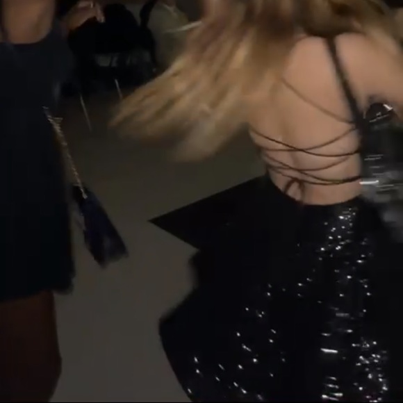 windsor black sparkly mini dress - Picture 2 of 11